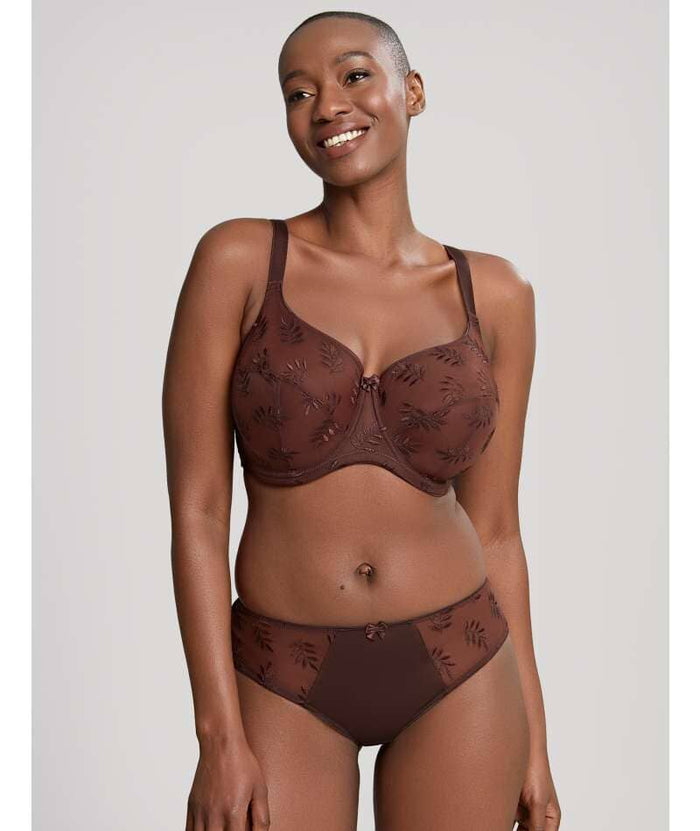 Panache Tango Underwired Balconnet Bra - Nutmeg Bras