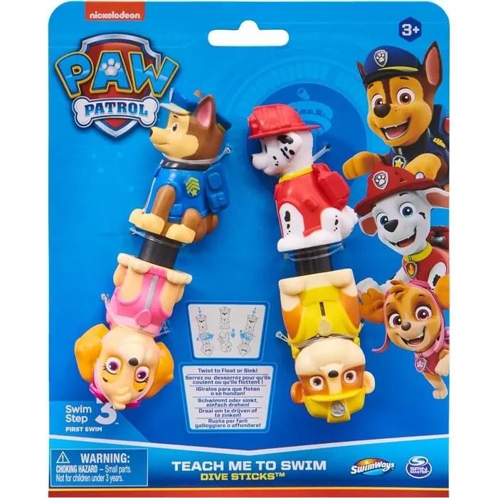 Paw Patrol Adjustable Character Dive Sticks 2 Pieces