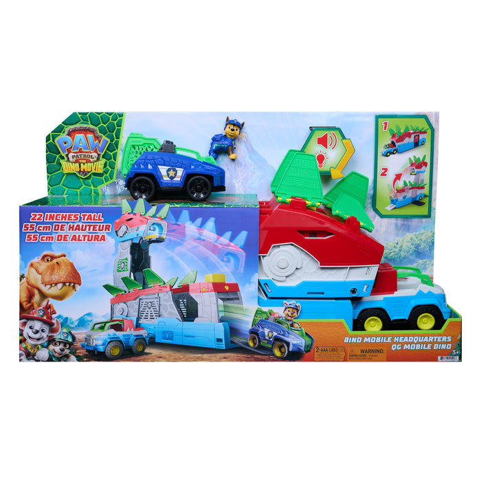 Paw Patrol: The Dino Movie 2-in-1 Dino Headquarters Playset for Kids
