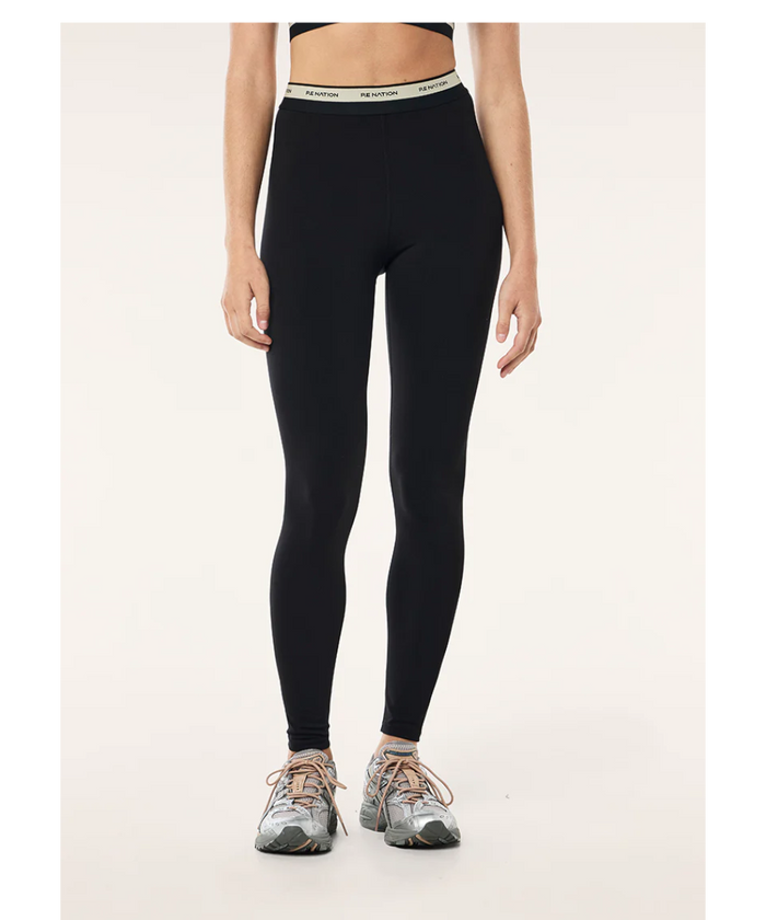 P.E Nation Avant FL Legging (Black/Biscuit)