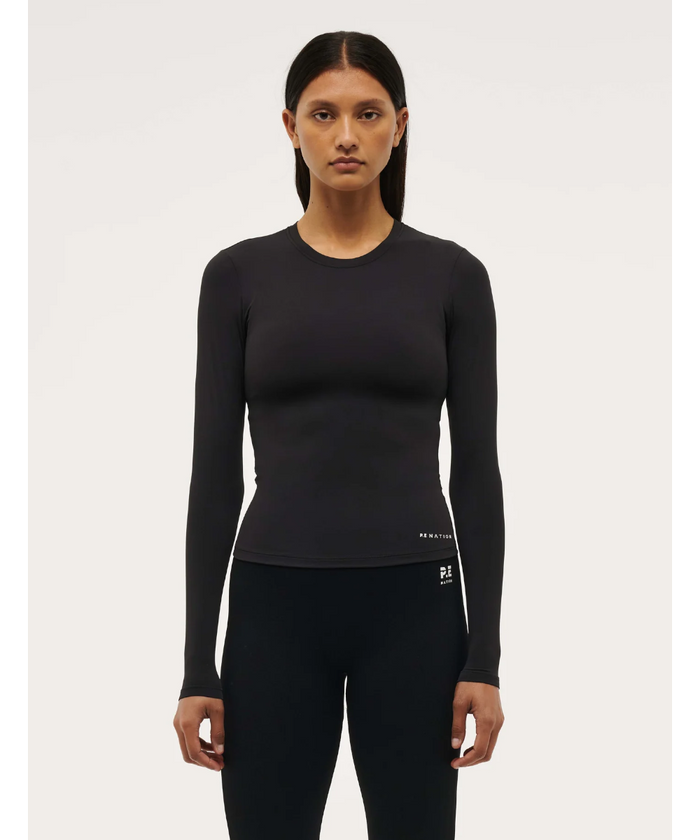 P.E Nation Foundation Long Sleeve Top (Black)