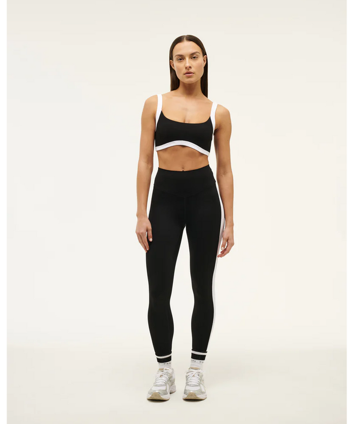 P.E Nation Free Play 2 Full Length Legging (Black/Optic White)