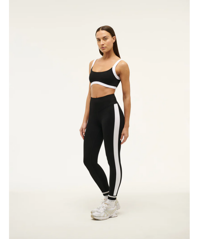 P.E Nation Free Play 2 Full Length Legging (Black/Optic White)
