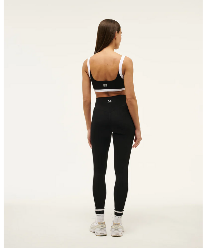 P.E Nation Free Play 2 Full Length Legging (Black/Optic White)