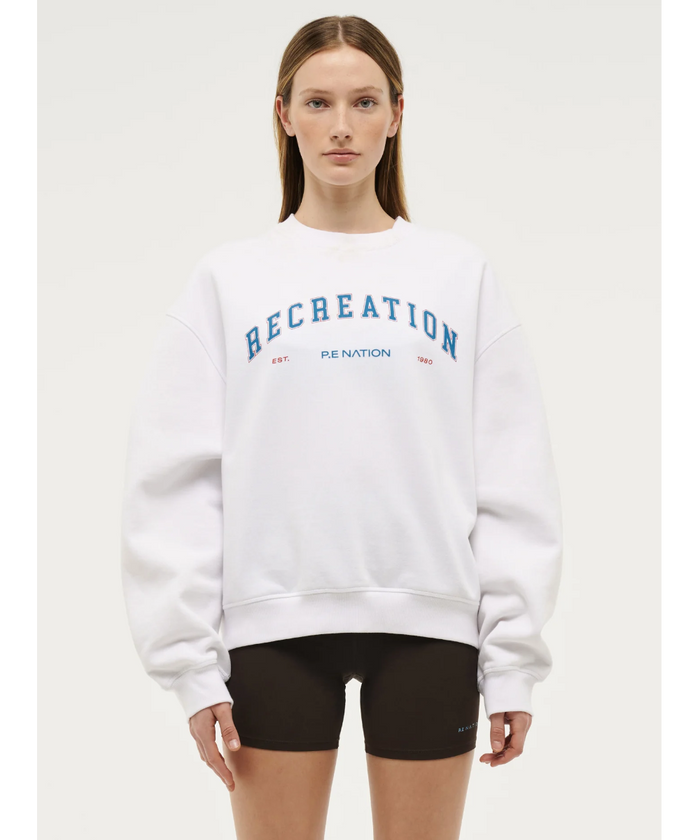 P.E Nation Hayward Sweat (Optic White)