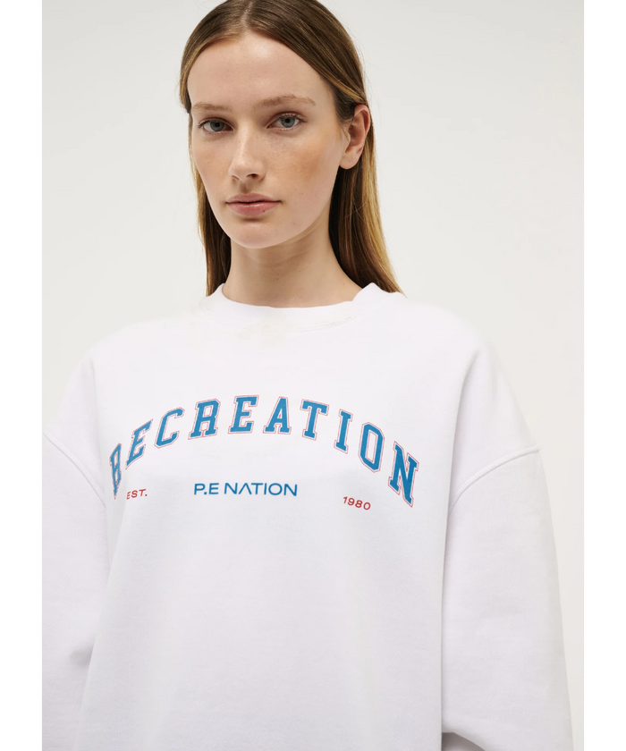 P.E Nation Hayward Sweat (Optic White)