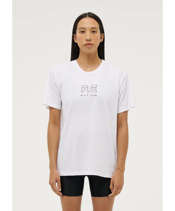 P.E Nation Heads Up Tee (Optic White)
