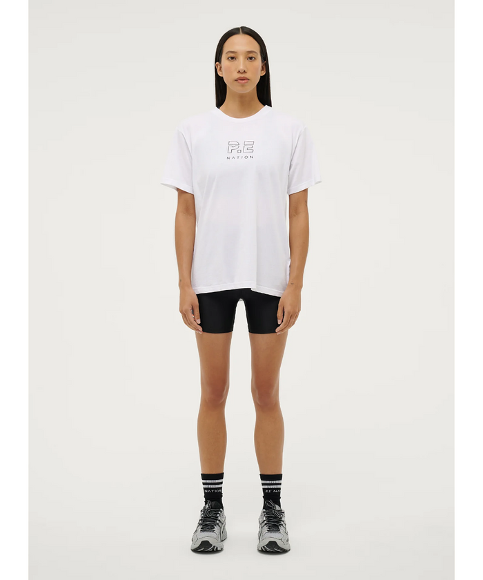 P.E Nation Heads Up Tee (Optic White)