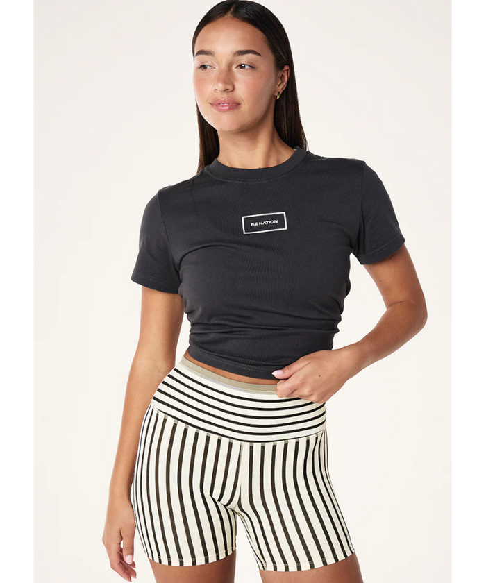 P.E Nation Kite Tee (Washed Black)