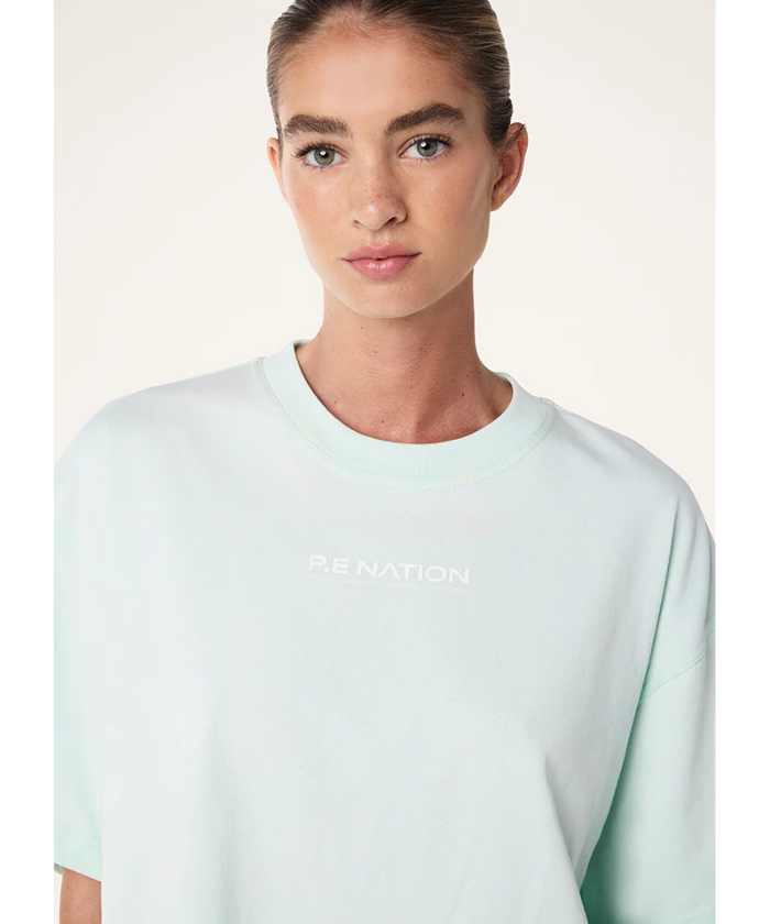 P.E Nation Namedrop Oversized Tee (Hint of Mint)