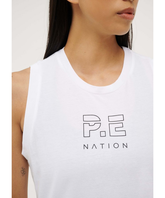 P.E Nation Shuffle Tank (Optic White)