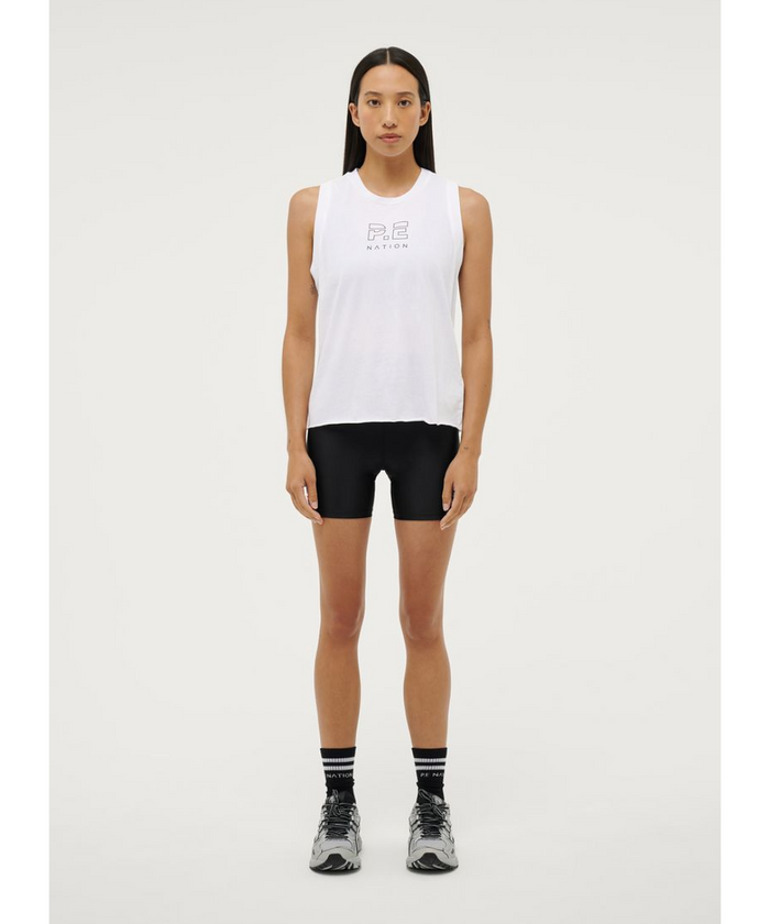 P.E Nation Shuffle Tank (Optic White)