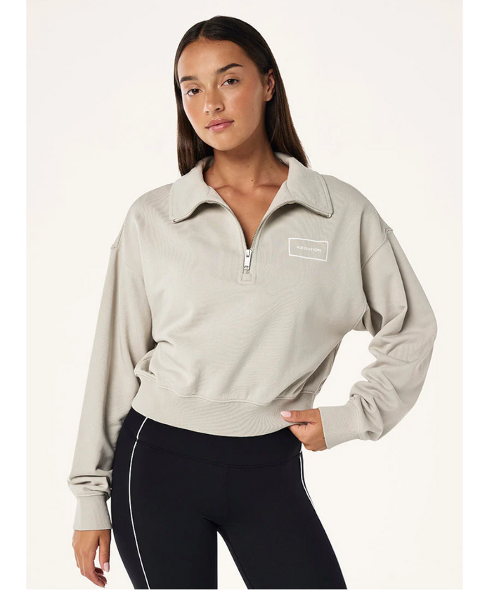 P.E Nation Tranquillity Zip Sweat (Washed Moonstruck)
