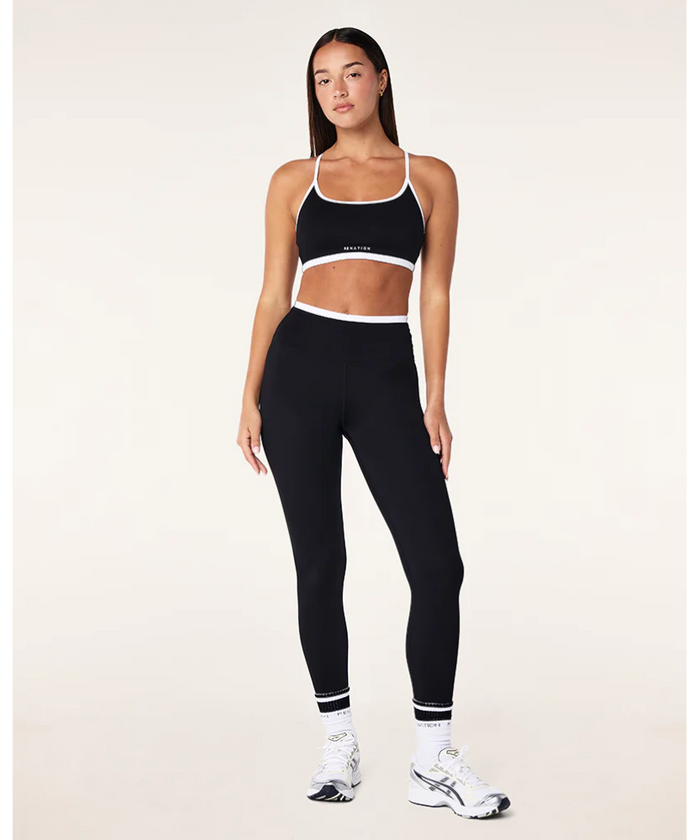 P.E Nation Vita F/L Legging (Black/Optic White)