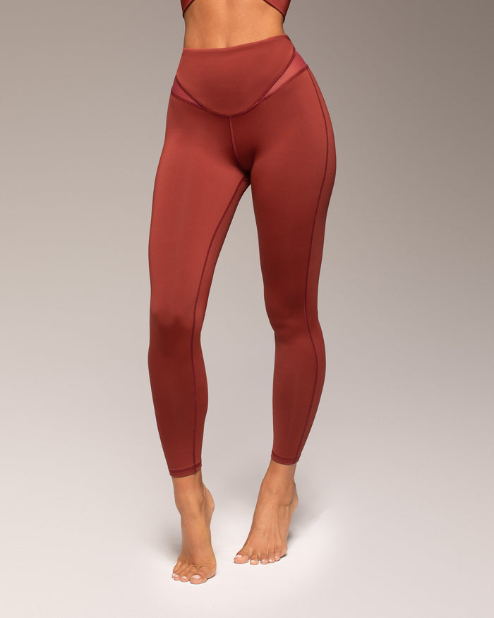 Peak Legging - Terracotta