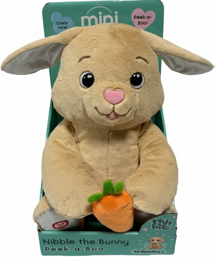 Peekaboo Mini Melody Nibbles The Bunny Battery Operated