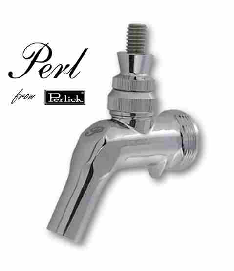 Keg And Draft Supplies - Perlick Faucet - Stainless Steel W/ Stainless Finish
