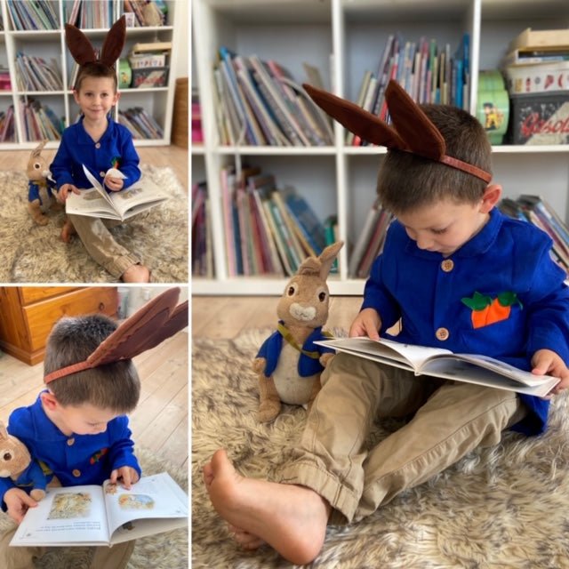 Peter Rabbit Jacket with ears. - letsdressup.com.au - Book Week