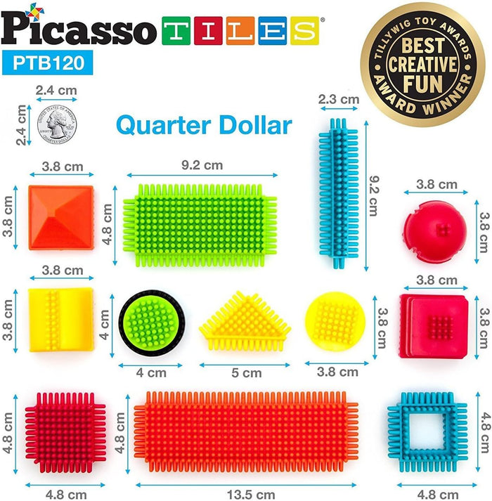 Picasso Magnetic Blocks Hedghog 120-Pieces