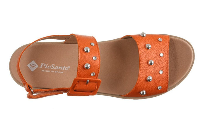 Pie Gemdot Orange - Crispins Shoes