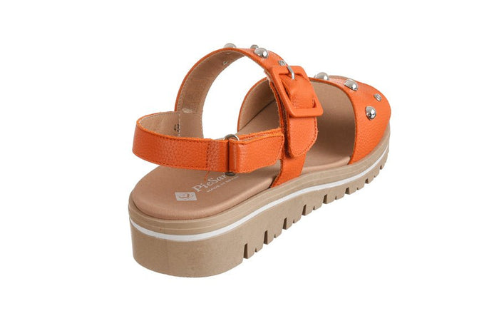 Pie Gemdot Orange - Crispins Shoes