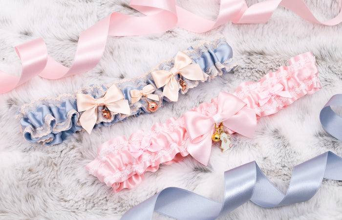 Pink Bunny Lace Garter _ LIMITED _