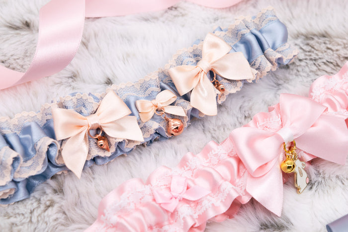 Pink Bunny Lace Garter _ LIMITED _
