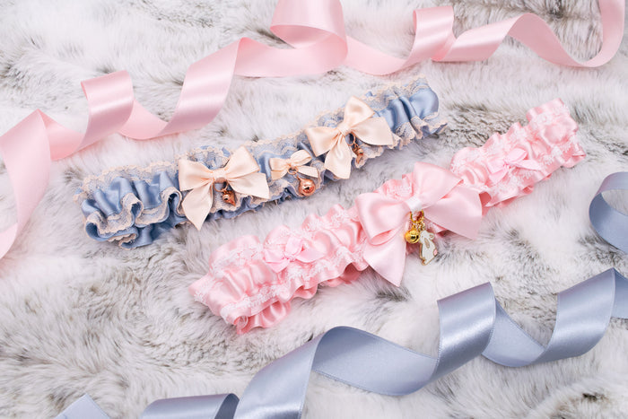 Pink Bunny Lace Garter _ LIMITED _