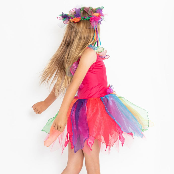 Pixie Fairy Dress Rainbow