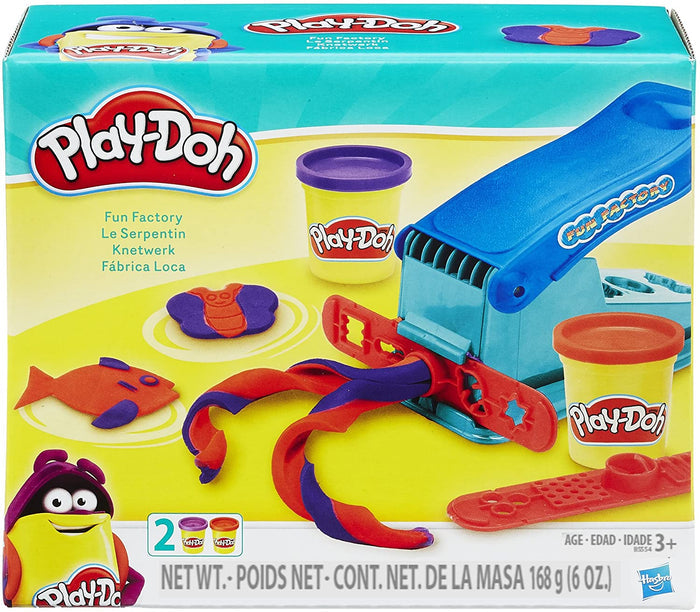 Play-Doh Fun Factory Starter Set & Play-Doh Dough 4 Pack