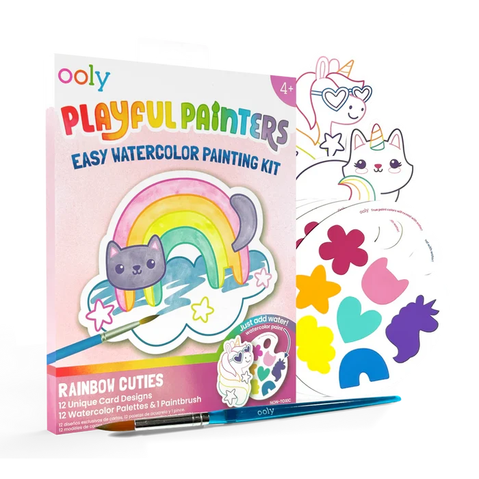 Playful Painters Easy Watercolor Painting Kit