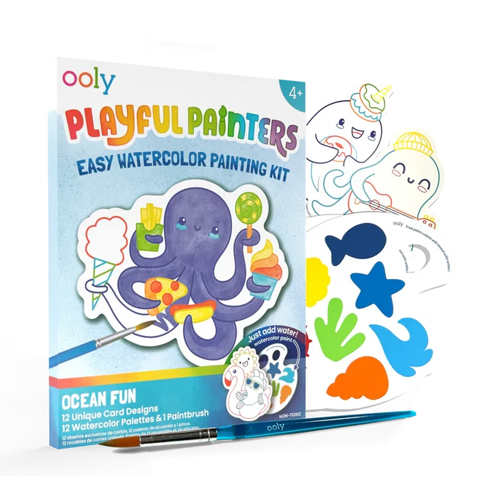 Playful Painters Easy Watercolor Painting Kit
