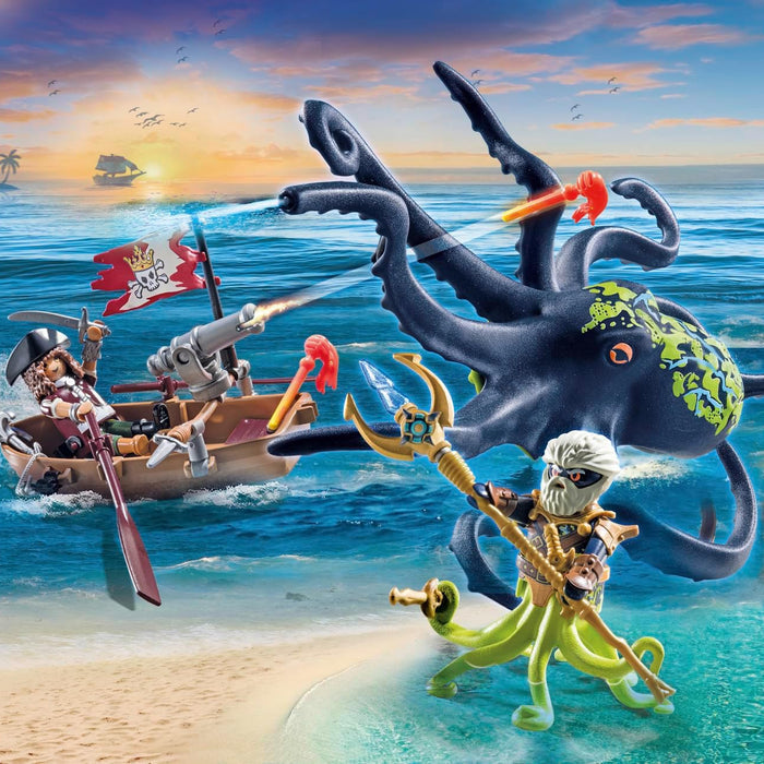 Playmobil 71419 - Pirates Battle with the Giant Octopus
