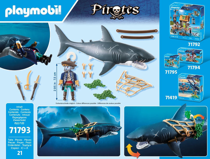 Playmobil 71793 - Giant Shark with Pirate