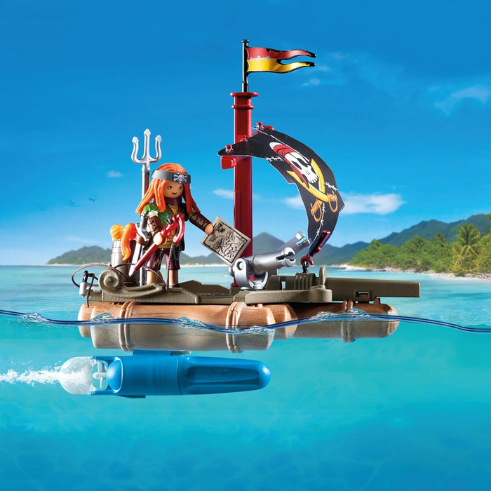 Playmobil 71794 - Pirate Raft with Treasure
