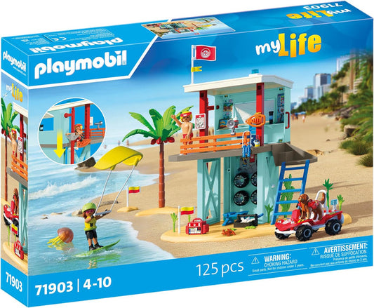 Playmobil 71903 - Lifeguard Tower with Beach Buggy