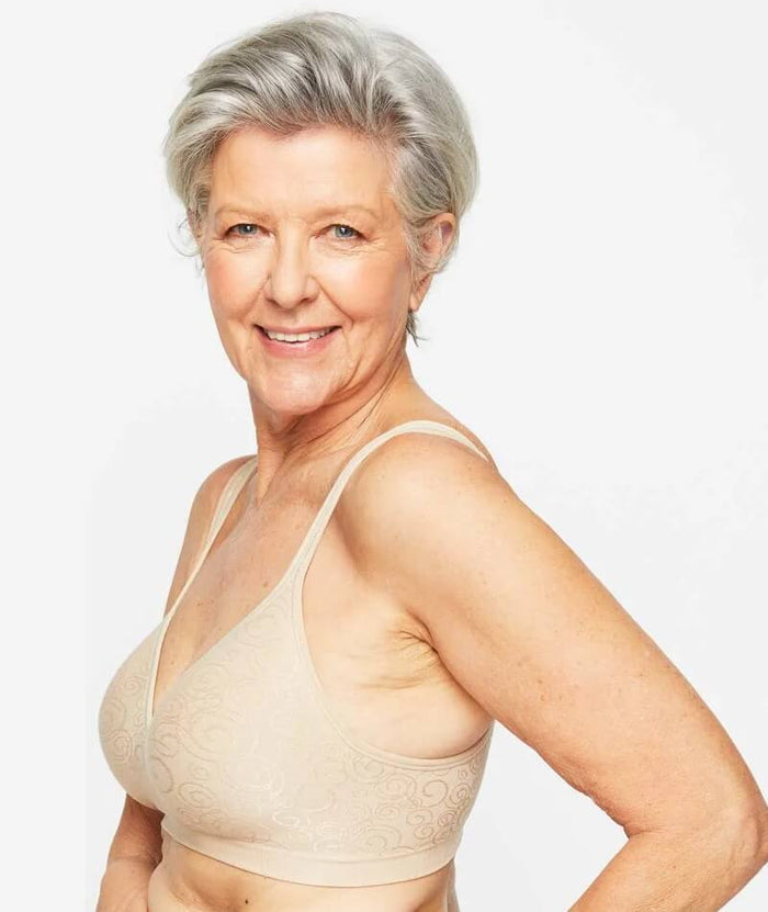 Playtex Comfort Revolution Swirl Wirefree Bra - Nude Swirl Bras