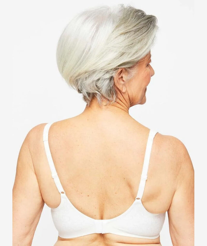 Playtex Comfort Revolution Swirl Wirefree Bra - White Swirl Bras
