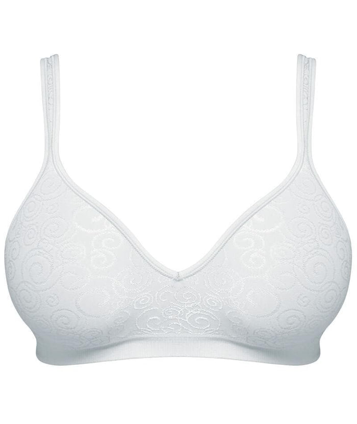 Playtex Comfort Revolution Swirl Wirefree Bra - White Swirl Bras