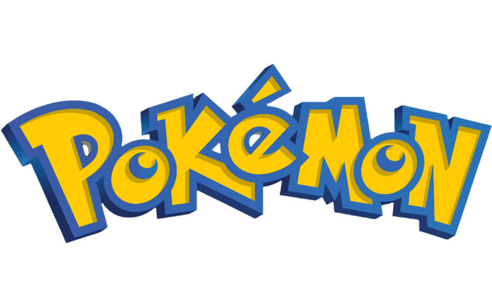 Pokemon Logo on a white background