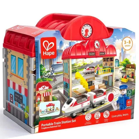Portable Train Station Set