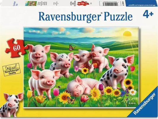 Precious Piglets 60pc Puzzle
