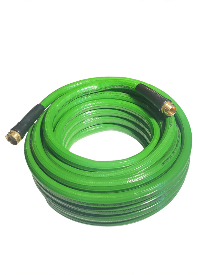 Premium Lightweight Polyurethane Garden Hose by Industrial Choice - 3/4 X 50 ft - Drinking Safe - Factory Direct Hose