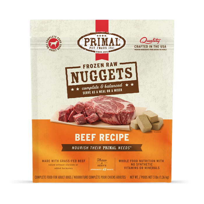 Primal Raw Frozen Beef Dog Food