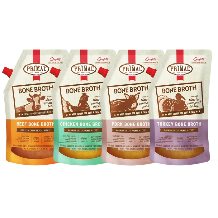 Primal Raw Frozen Bone Broth 20oz