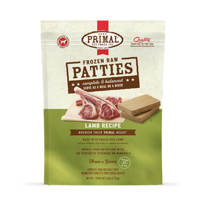 Primal Raw Frozen Lamb Dog Food