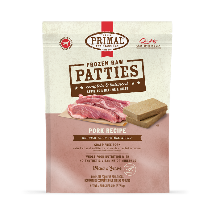 Primal Raw Frozen Pork Dog Food