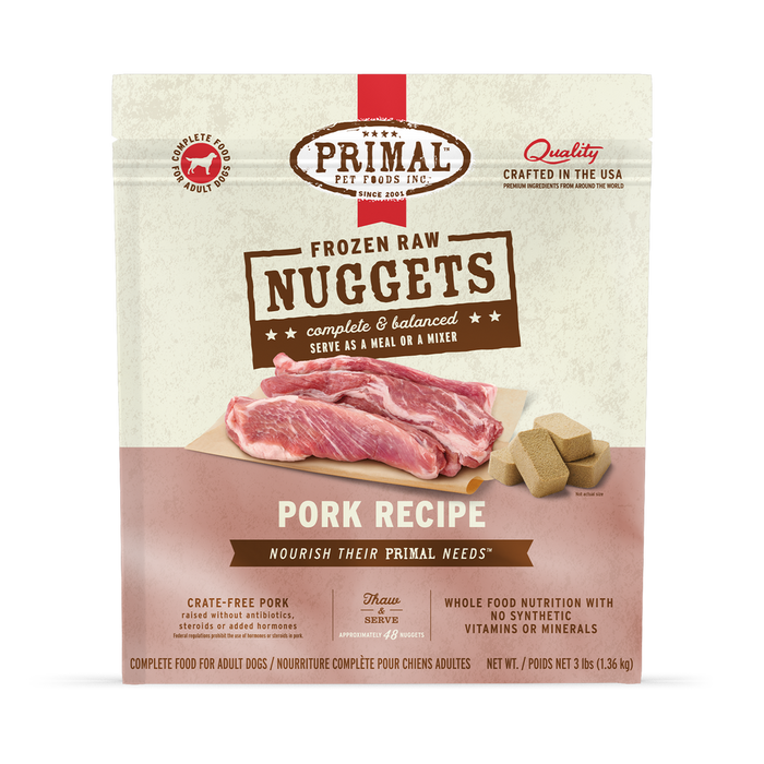 Primal Raw Frozen Pork Dog Food