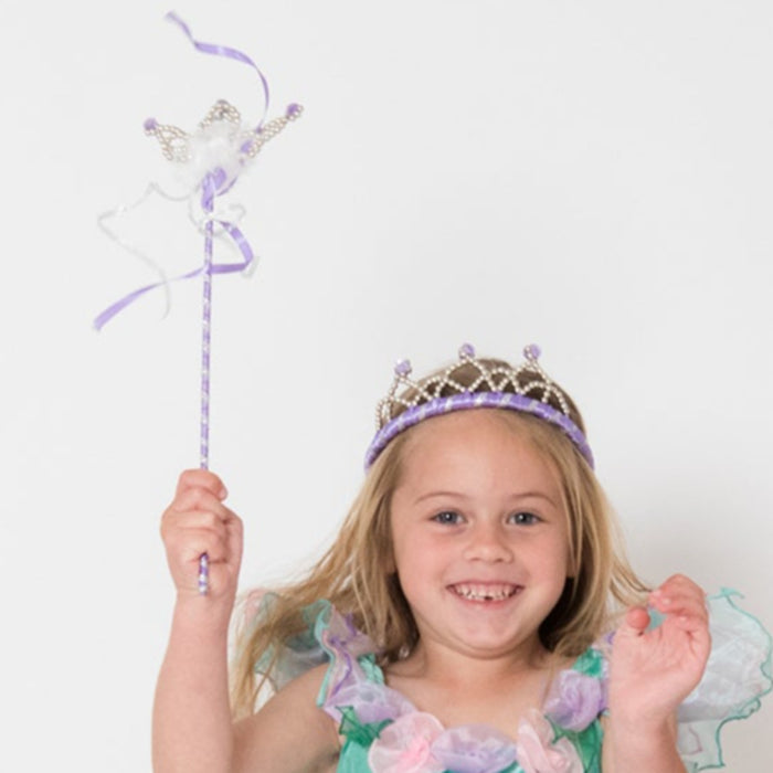 Princess Crown + Tiara Set - Lavender