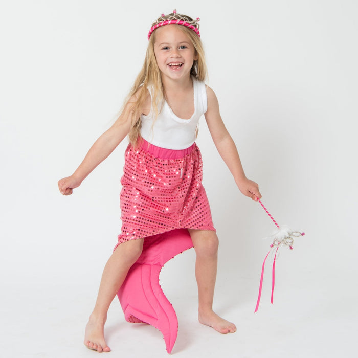Princess Crown + Tiara Set - Light Pink